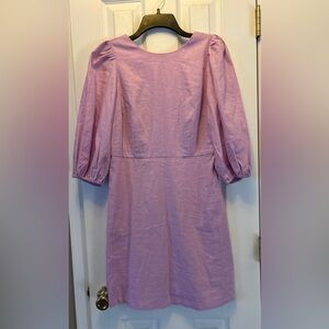 Ann Taylor Lavender Smocked Dress. 6P. NWT.